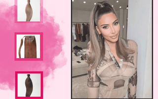 Kim K. Ponytail Extensions